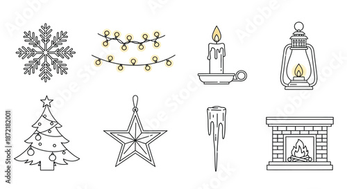 Winter holiday decorations