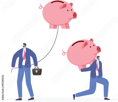 Business and Technology Conceptual Flat Illustrations