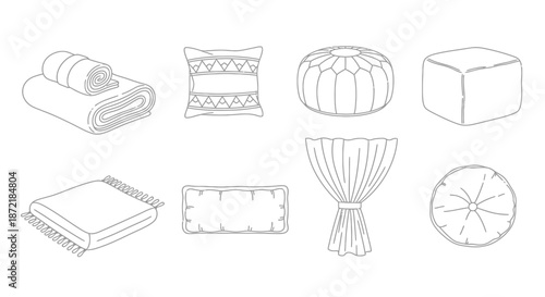 Collection of traditional home decor items