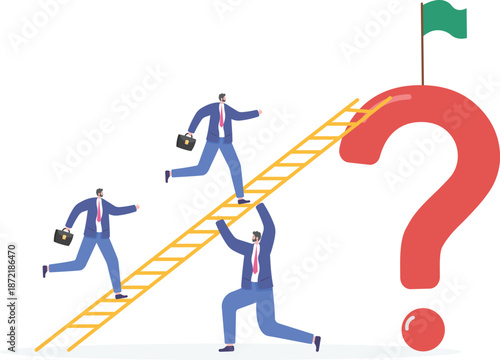 Business and Technology Conceptual Flat Illustrations