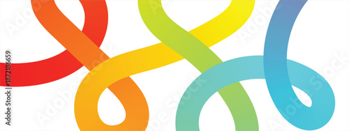 Colorful gradien line Abstract wavy line background , gradient color shapes Color Lines with Gradient. Abstract Modern Shapes.