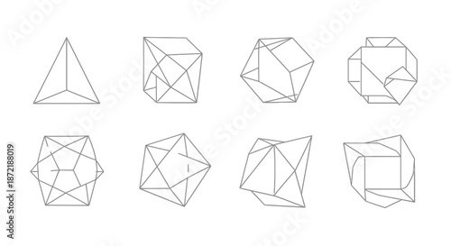 Collection of geometric shapes