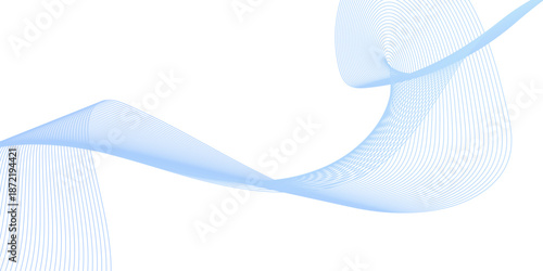 Abstract blue blend line technology business wavy waves flow background. minimal paper grid web smooth line. digital vector web soundwave pattern texture.
