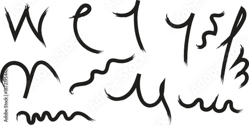 Untitled calligraphic script