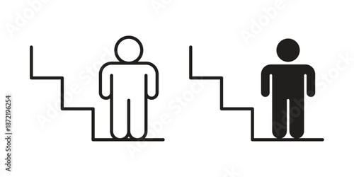 Beginner icons suitable for infographics, websites and print media and interfaces. Line vector icon.