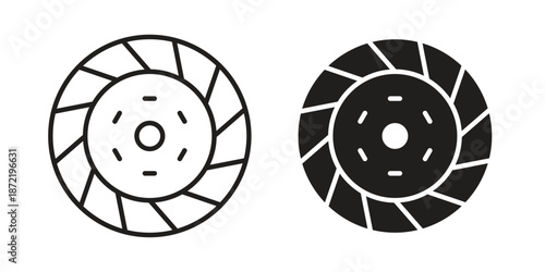 Car clutch icons suitable for infographics, websites and print media and interfaces. Line vector icon.