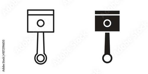 Car connecting rod icons suitable for infographics, websites and print media and interfaces. Line vector icon.