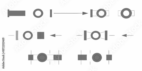 Optical system diagrams illustrating light path and component arrangements