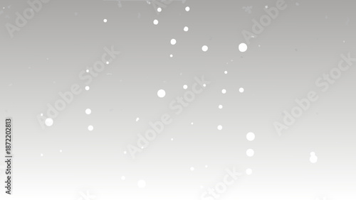 Minimalist background with scattered white dots on a soft gray gradient