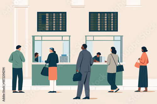 Bank Branch Queue Interest Rate