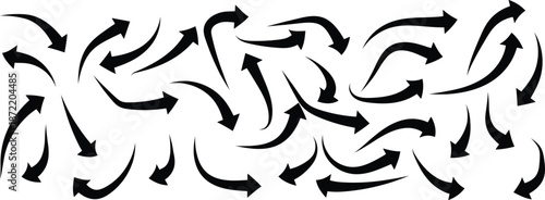 Black arrows set. Curved arrows. Arrow sign. Flat style icons. Arrow icon set, arrow icon vector . Black long up arrow icon vector . arrow pointing upward.