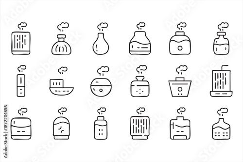 Steam Vapor Therapy Graphics for Relaxation and Meditation Media