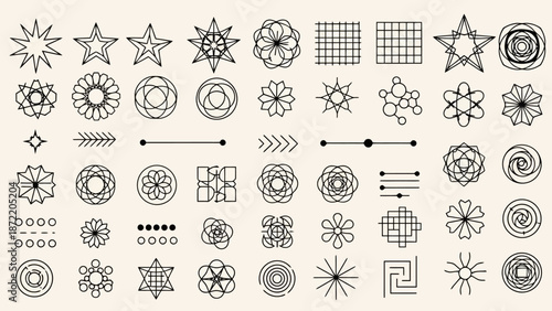 A collection of six different comic book style speech and thought bubbles on a black background.