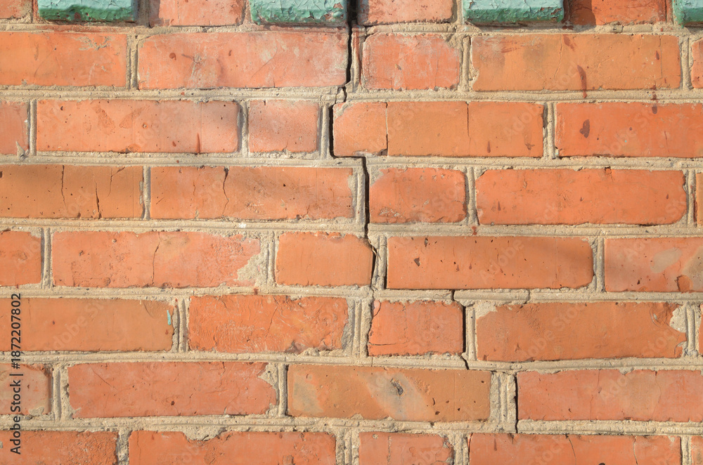 Obraz premium red brick wall