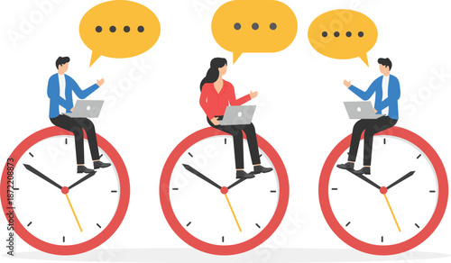 Business and Technology Conceptual Flat Illustrations