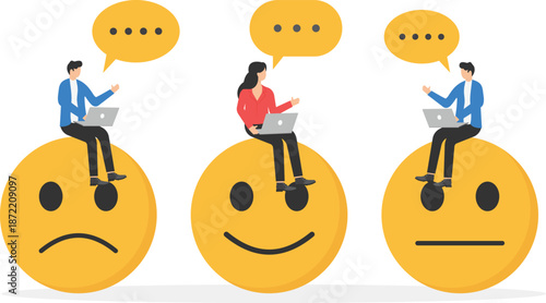 Business and Technology Conceptual Flat Illustrations