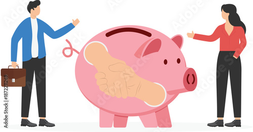 Business and Technology Conceptual Flat Illustrations