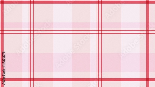 Red Pink Plaid Background with Luminous Layered Grid, Textured Woven Effect — Romantic Valentine and Holiday Pattern for Cards, Invitations, Banners, Social Media, Marketing, Decor