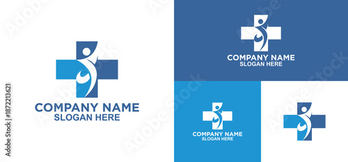 Health Repair Cross Logo