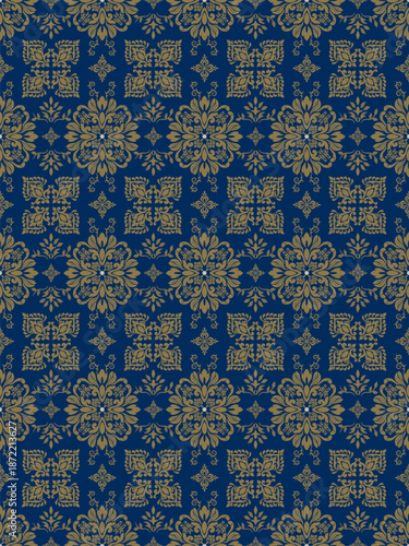 Classic Damask Seamless
Pattern - Vector Illustration for Elegant Textile
Design,Damask,Jacquard loom, Brocade, Satin weave,ethnic, geometric, textile, fabric, motif, retro