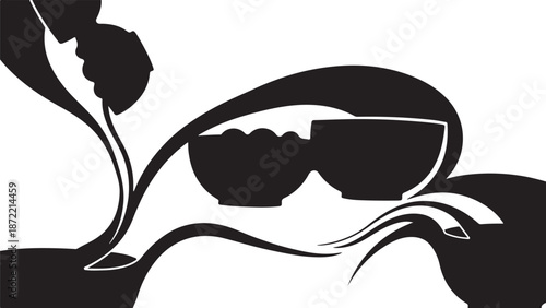 Stylish Woman Wearing Sunglasses and Floral Hair Accessory