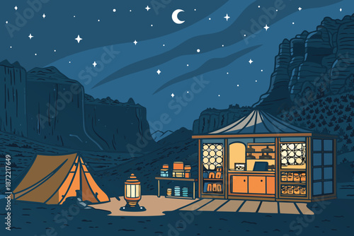 Canyon Lantern Night Adventure Basecamp