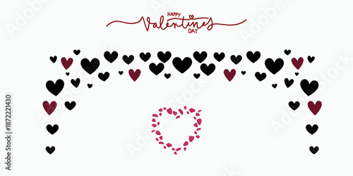 Minimalist Hand Drawn Heart Icon Set for Romantic and E-commerce Design