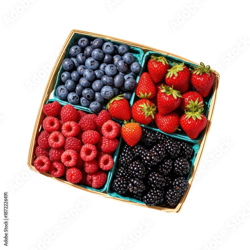 Fresh Mixed Berries, Generative AI