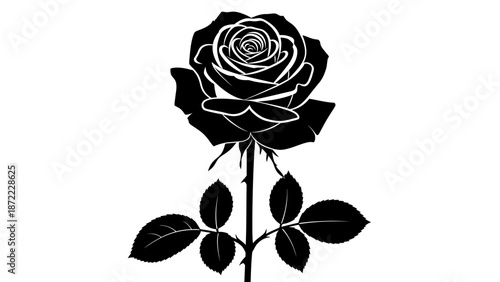 Silhouette of businesswoman jumping with briefcase against white background minimalist design