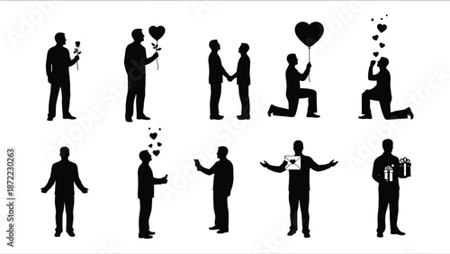 Professional businessman walking confidently in modern city skyline at sunset with warm golden light