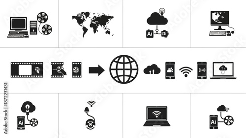 Professional woman celebrating success in modern office with city skyline view at sunset