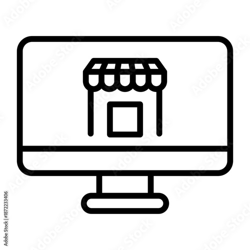 Online store icon