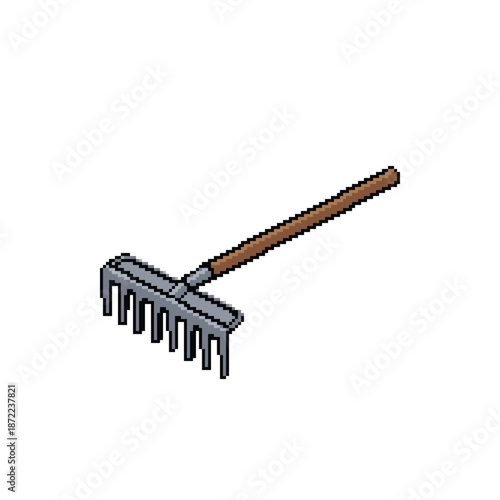 Pixel Art Garden Rake