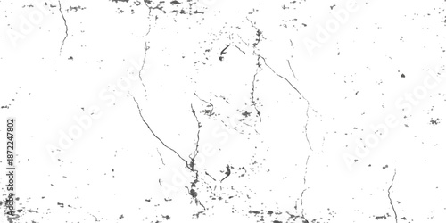 Abstract grunge ink splashes create a dirty paint splatter pattern on a textured white paper wall backdrop with black splat art illustration