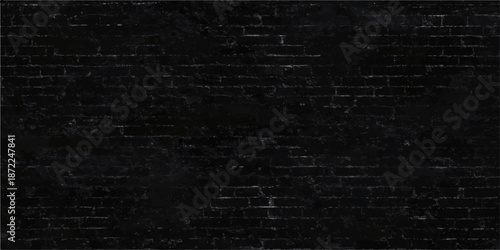 A dark grunge binary code pattern textured on a black aged concrete wall backdrop with a scratched vintage blackboard surface