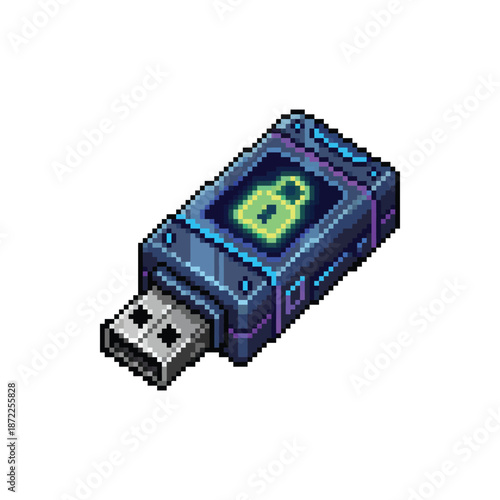 Pixel Art Encryption USB Key