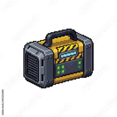 Pixel Art Heavy Duty Battery Pack