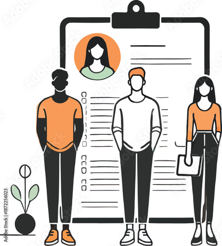 Job application and candidate selection process candidates