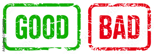 good and bad rubber stamp design