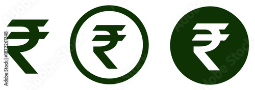 indian rupee currency symbol icon