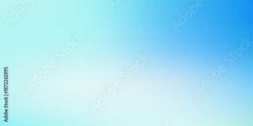 Abstract background with a gradient of blue tones, ranging from light sky blue at the edges to a deeper azure in the center, giving a sense of calmness and openness. Vector illustration