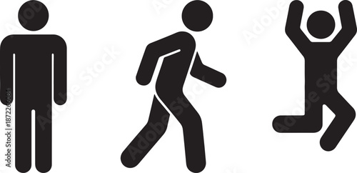 Threestagesofhumanmovementfromstandingtojumping