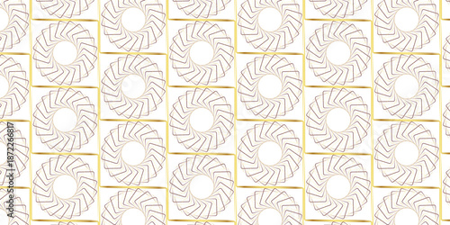 Linear flat abstract lines pattern in gold