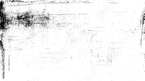Abstract grunge texture effect, scratch and dust particle grain on white background.  grunge urban texture vector. Grunge background of black and white. white concrete wall. Vector illustration.