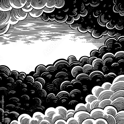 Dramatic cloud formation