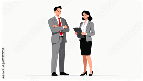 Business people in suits