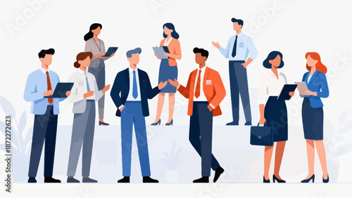 Business people in office setting