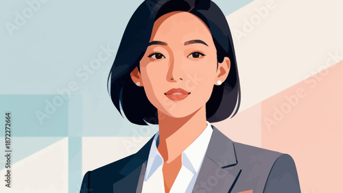 Professional woman in business suit