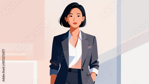 Businesswoman in suit