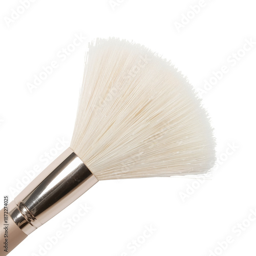 Soft Brush With Dense Bristles for Makeup Application in a Close View From a ...